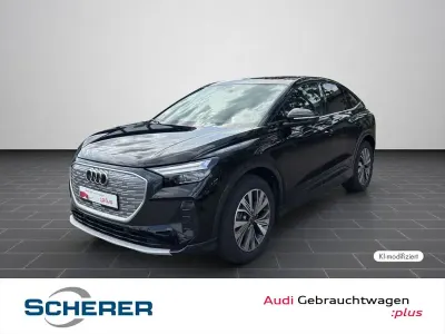Gebraucht Audi Q4 Sportback e-tron Advanced Plus 125 kW (170 PS) 2022 Mythosschwarz metallic SUV