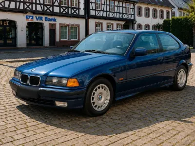 Gebraucht BMW 316 Basis 102 PS (75 kW) 1997 Blau Limousine