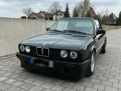 Gebraucht BMW 320 Cabriolet 129 PS (94 kW) 1991 Schwarz Cabrio