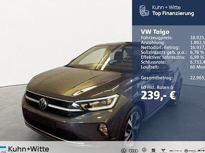 Gebraucht VW Taigo Style 110 PS (80 kW) 2023 Grau SUV