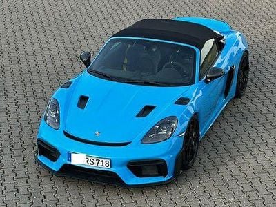 Gebraucht Porsche 718 Spyder 500 PS (367 kW) 2024 Blau Cabrio