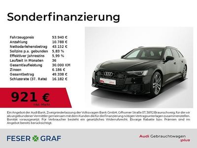 Mythosschwarz metallic Gebraucht 2025 Audi A6 Ambiente Kombi | 53.940 € (Teuer)