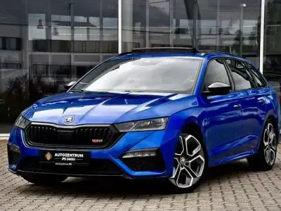 Gebraucht Skoda Octavia RS 200 PS (147 kW) 2022 Modra race/race blue Kombi