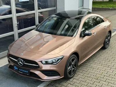 Gebraucht Mercedes CLA250e AMG 218 PS (160 kW) 2022 Gold Coupé