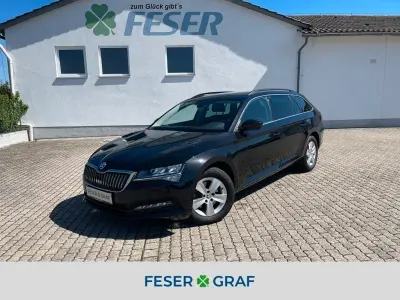 Brugt Skoda Superb Ambition 150 HK (110 kW) 2024 Sort Stationcar