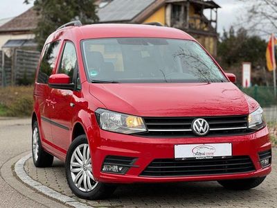 Gebraucht VW Caddy Trendline 125 PS (91 kW) 2016 Rot Van / Kleinbus