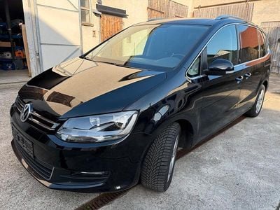 Gebraucht VW Sharan Sound 150 PS (110 kW) 2017 Schwarz Van / Kleinbus