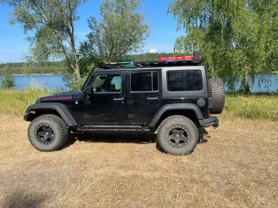 Gebraucht Jeep Wrangler Unlimited Rubicon 284 PS (208 kW) 2018 Schwarz SUV