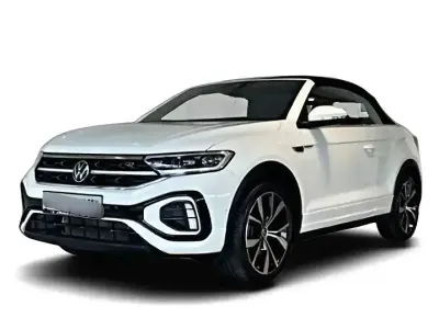 Gebraucht VW T-Roc Cabriolet R-line 150 PS (110 kW) 2022 Weiss Cabrio
