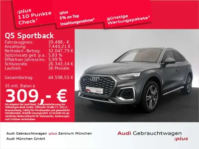 Gebraucht Audi Q5 S-Line 286 PS (210 kW) 2022 Daytonagrau perleffekt SUV