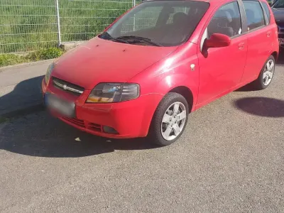 Usata Chevrolet Kalos 69 CV (50 kW) 2007 Rosso Utilitaria
