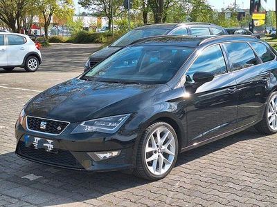 Usata Seat Leon ST FR 150 CV (110 kW) 2015 Nero Station wagon