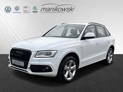 gebraucht Audi Q5 2.0TDI quattro S-tronic **S-Line black**PanoD+Keyless+Leder+ACC+Navi+RearView+Stzhzg+GJR+