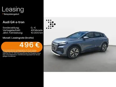 Gebraucht Audi Q4 e-tron Advanced 194 kW (265 PS) 2023 Geysirblau metallic SUV