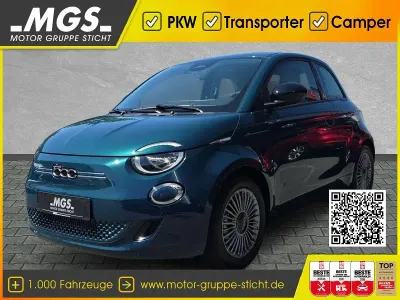 Neu Fiat 500e Icon 69 kW (95 PS) 2026 Ozean grün Limousine
