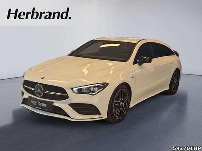Unilack polarweiß Gebraucht 2021 Mercedes CLA200 AMG line Kombi | 24.690 € (Fairer Preis)