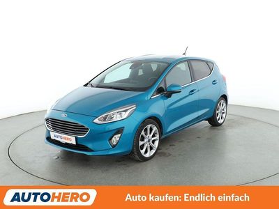 Grün Gebraucht 2018 Ford Fiesta Titanium Limousine | 9.170 € (Fairer Preis)