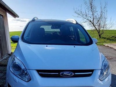 Gebraucht Ford C-MAX Titanium 125 PS (91 kW) 2013 Weiß Van / Kleinbus