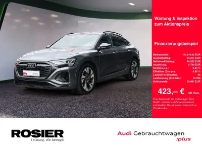 Gebraucht Audi Q8 e-tron S-Line 250 kW (340 PS) 2024 Grau / daytonagrau perleffekt (metallic) SUV