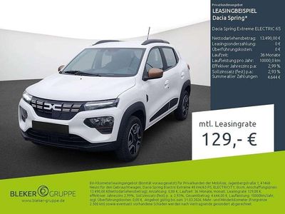 Gebraucht Dacia Spring Extreme 47 kW (65 PS) 2023 Weiß Kleinwagen