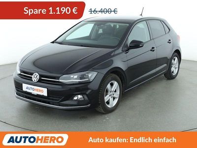 Schwarz Gebraucht 2019 VW Polo Highline Kleinwagen | 15.210 € (Fairer Preis)