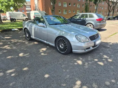 Gebraucht Mercedes SLK200 AMG 163 PS (119 kW) 2001 Silber Cabrio