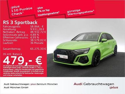 Gebraucht Audi RS3 Sport 400 PS (294 kW) 2023 Kyalamigrün Limousine