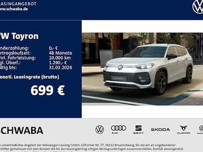 Neu VW Tayron R-line 204 PS (150 kW) 2025 Silber SUV
