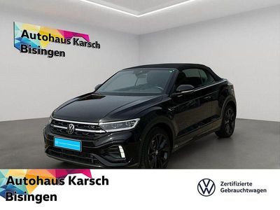 Brugt VW T-Roc Cabriolet R-line 150 HK (110 kW) 2023 Sort Cabriolet