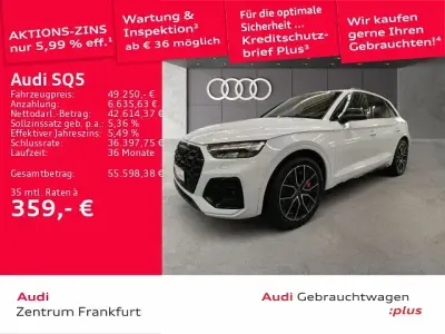 Gebraucht Audi SQ5 Ambiente 341 PS (250 kW) 2023 Gletscherweiß metallic SUV