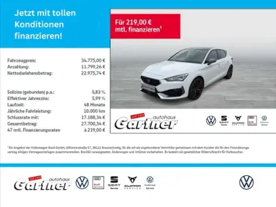 Używany Cupra Leon VZ 300 KM (220 kW) 2024 Biały Sedan/Limuzyna