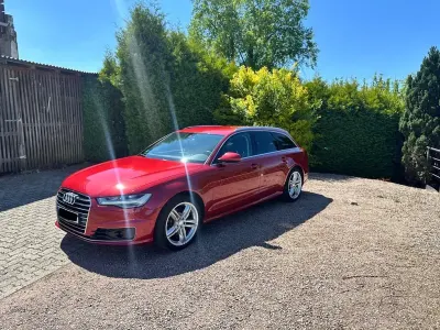 Używany Audi A6 190 KM (139 kW) 2016 Czerwony Kombi