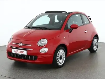 Brugt Fiat 500C Lounge 69 HK (50 kW) 2021 Rød Cabriolet