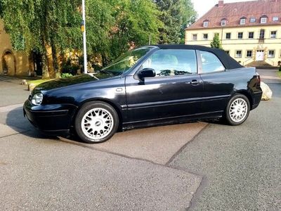 gebraucht VW Golf Cabriolet 4 / IV schwarz - beige Lederausstattung