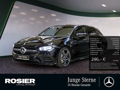 Gebraucht Mercedes CLA35 AMG AMG 306 PS (225 kW) 2021 Schwarz / nachtschwarz Kombi