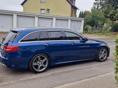 Gebraucht Mercedes C220 AMG line 170 PS (125 kW) 2016 Blau Kombi