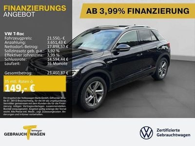 Begagnad VW T-Roc R-line 110 HK (80 kW) 2023 Svart SUV