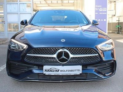Usata Mercedes C300e AMG line 313 CV (230 kW) 2022 Blu Berlina
