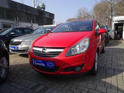 Gebraucht Opel Corsa Edition 87 PS (63 kW) 2010 Magma rot (b) Kleinwagen