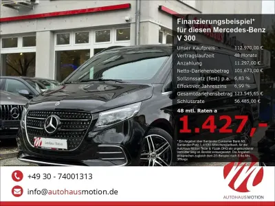 Nouă Mercedes V300 Exclusive 237 CP (174 kW) 2025 Negru Monovolum
