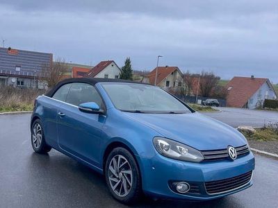 Blau Gebraucht 2015 VW Golf Cabriolet LOUNGE Cabrio | 12.750 € (Fairer Preis)