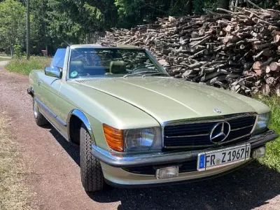 Gebraucht Mercedes SL280 185 PS (136 kW) 1980 Grün Cabrio