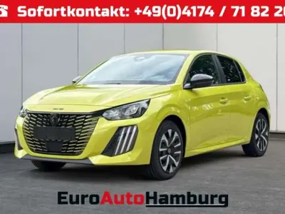 Neu Peugeot 208 Business-Line 101 PS (74 kW) 2026 Aguenda gelb metallic/gelb Kleinwagen