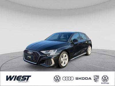 Brugt Audi A3 S-Line 110 HK (80 kW) 2023 Sort Sedan