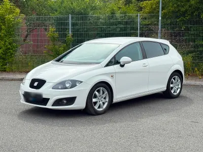 Gebraucht Seat Leon 105 PS (77 kW) 2010 Weiß Kleinwagen