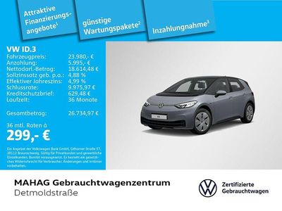 Gebraucht VW ID.3 Pro Performance 150 kW (204 PS) 2023 Grün Kleinwagen