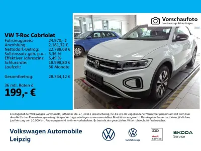 Gebraucht VW T-Roc Cabriolet Goal 116 PS (85 kW) 2025 Weiß Cabrio