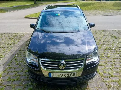 Gebraucht VW Touran Trendline 109 PS (80 kW) 2007 Schwarz Van / Kleinbus