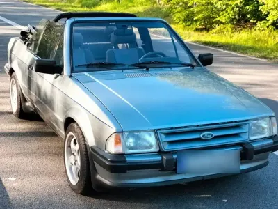 Gebraucht Ford Escort Cabriolet 105 PS (77 kW) 1987 Grau Cabrio