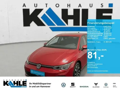 Brugt VW Golf VIII Active 150 HK (110 kW) 2023 Rød Sedan